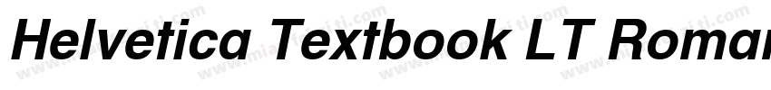Helvetica Textbook LT Roman字体转换